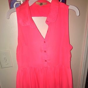 Women’s Ya brand sleeveless sheer top